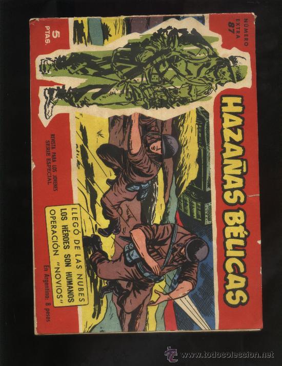 Tebeos: HAZA&Ntilde;AS BELICAS ROJAS N&ordm; 87 - Foto 1