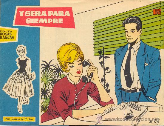 Tebeos: Coleccion ROSAS BLANCAS a&ntilde;o 1958 - Foto 1
