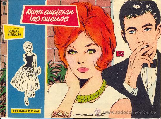 Tebeos: Coleccion ROSAS BLANCAS a&ntilde;o 1958 - Foto 1