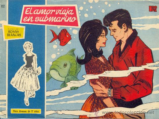 Tebeos: Coleccion ROSAS BLANCAS a&ntilde;o 1958 - Foto 1