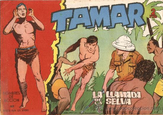 Tebeos: TAMAR N&ordm; 95 - LA LLAMADA DE LA SELVA - ED. TORAY - 1961 - Foto 1