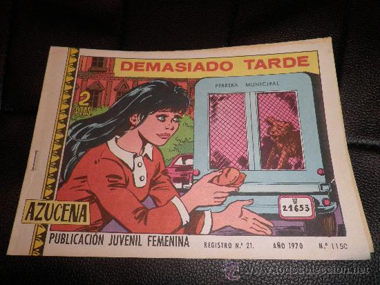 Tebeos: AZUCENA N&ordm; 1150 TORAY - Foto 1