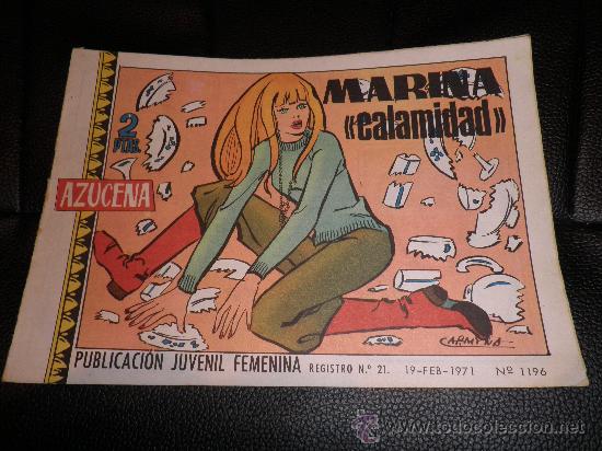 Tebeos: AZUCENA   N&ordm; 1196     TORAY - Foto 1