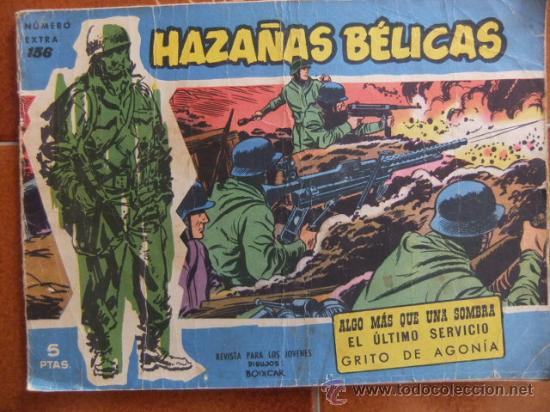 Tebeos: HAZA&Ntilde;AS BELICAS  EXTRA N&ordm; 156 SERIE AZUL - Foto 1