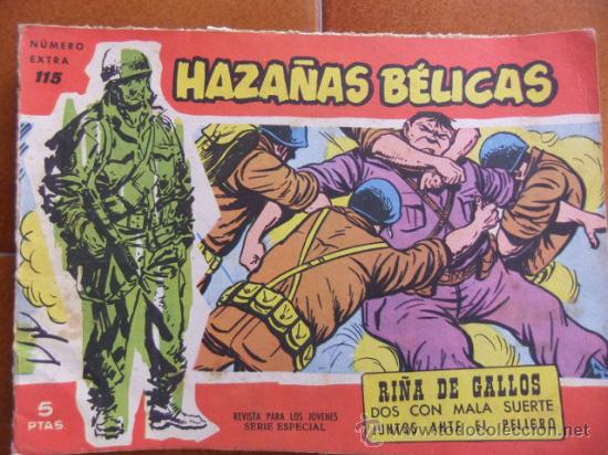 Tebeos: HAZA&Ntilde;AS BELICAS  EXTRA N&ordm; 115 SERIE ROJA - Foto 1
