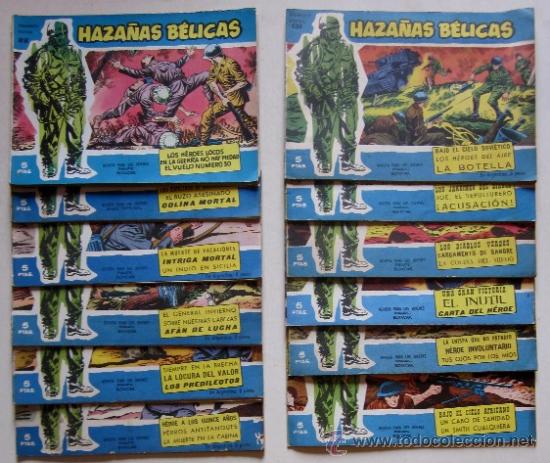 Tebeos: 12 COMICS HAZA&Ntilde;AS BELICAS EXTRA - Foto 1