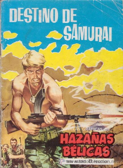 Tebeos: HAZA&Ntilde;AS B&Eacute;LICAS N&ordm; 45. Destino de samurai. Ediciones Toray. - Foto 1