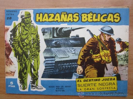 Tebeos: extra 20 haza&ntilde;as belicas , ediciones toray - original como nuevo - Foto 1