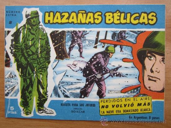 Tebeos: extra 8 haza&ntilde;as belicas , ediciones toray - original como nuevo - Foto 1