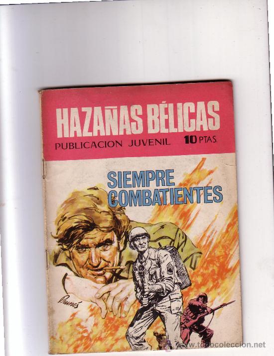 Tebeos: COMICS HAZA&Ntilde;AS BELICAS SIEMPRE COMBATIENTES  A&Ntilde;OS 70 - Foto 1