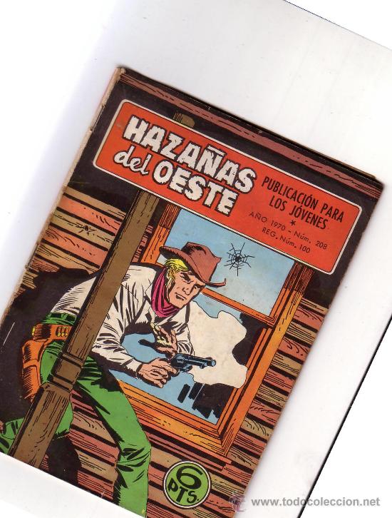 Tebeos: COMICS HAZA&Ntilde;AS DEL OESTE A&Ntilde;O 1970 N&ordm; 208 - Foto 1