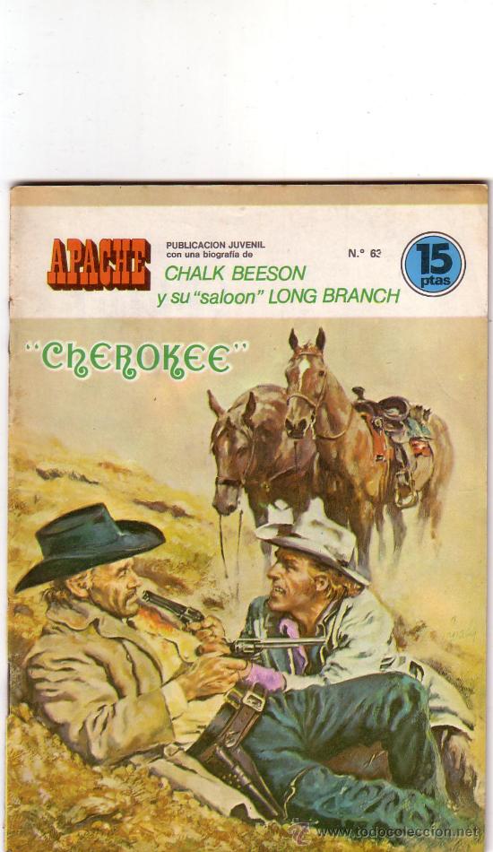 Tebeos: COMICS TORAY APACHE N&ordm; 62 CHEROKEE A&Ntilde;O 1975 - Foto 1