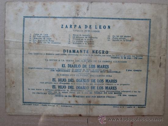 Tebeos: zarpa de leon ,numero 13 , batalla en la selva , ediciones toray , original - Foto 3