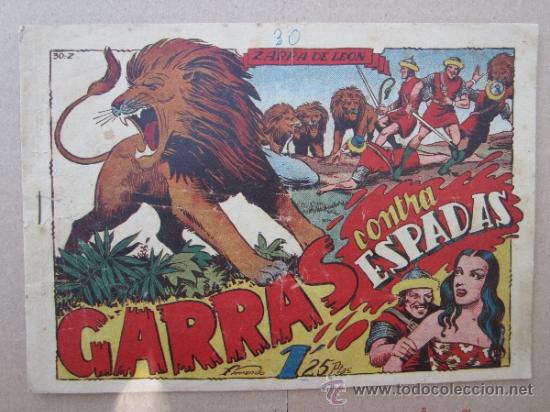 Tebeos: zarpa de leon ,numero 30 , garras contra espadas , ediciones toray , original - Foto 1