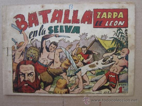 Tebeos: zarpa de leon ,numero 13 , batalla en la selva , ediciones toray , original - Foto 1