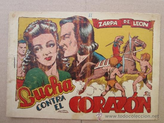Tebeos: zarpa de leon ,numero 51 lucha contra el corazon , ediciones toray , original - Foto 1