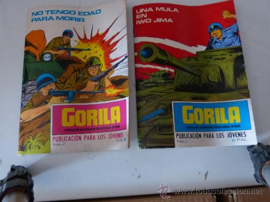 Tebeos: LOTE GORILA N&ordm; 1 y 2 (los m&aacute;s dif&iacute;ciles ) EN - Foto 1