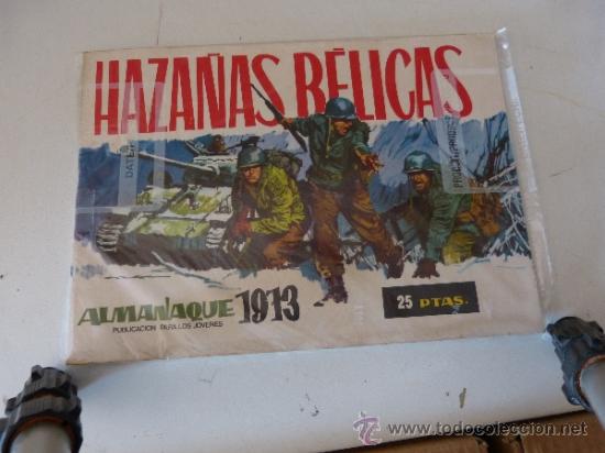 Tebeos: HAZA&Ntilde;AS B&Eacute;LICAS, ALMANAQUE 1973 (EN ) - Foto 1