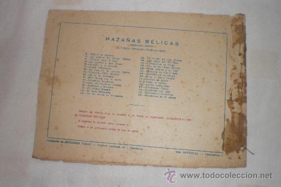 Tebeos: HAZA&Ntilde;AS BELICAS  N&ordm; 116 SEGUNDA PARTE - Foto 2