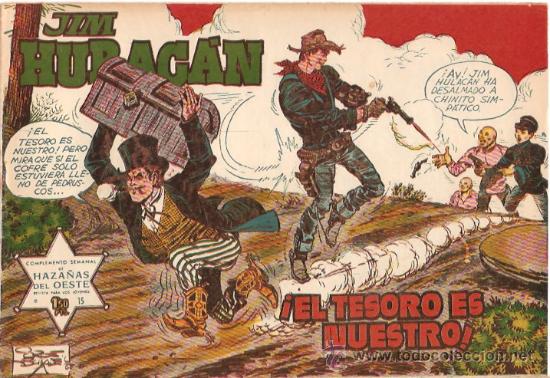 Tebeos: COMIC JIM HURACAN N&ordm; 15 - Foto 1