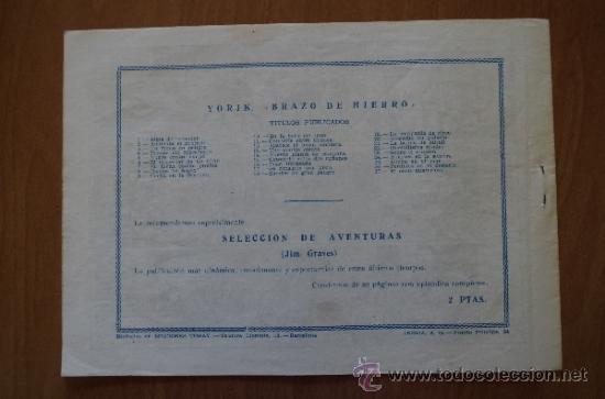 Tebeos: YORIK BRAZO DE HIERRO N&ordm; 27 EDICIONES TORAY - Foto 2
