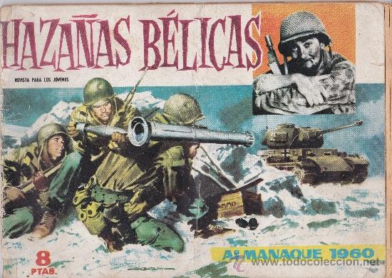 Tebeos: Almanaque 1960 Haza&ntilde;as Belicas - Foto 1
