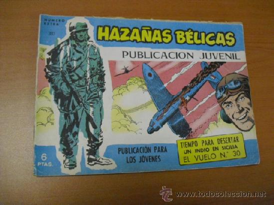 Tebeos: haza&ntilde;as belicas extra azul n&ordm; 333,ediciones toray 1958, - Foto 1