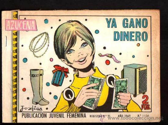 Tebeos: Azucena. Ya gano dinero. n&ordm; 1136 - Foto 1