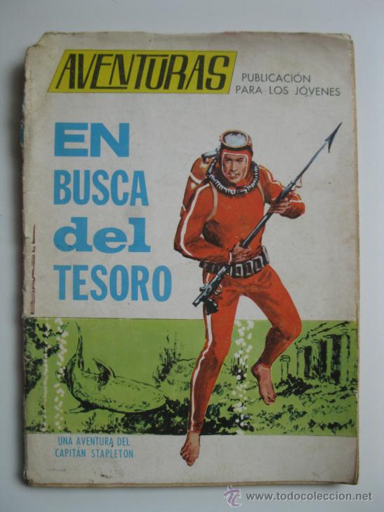 Tebeos: AVENTURAS - N&ordm; 3 - &rdquo;EN BUSCA DEL TESORO&rdquo; - CAPIT&Aacute;N STAPLETON - EDICIONES TORAY - A&Ntilde;O 1968. - Foto 1