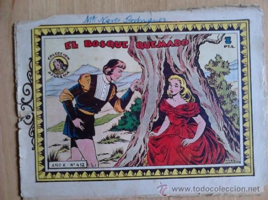 Tebeos: Toray, Colecci&oacute;n Azucena 412, El bosque quemado - Foto 1