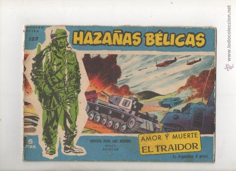 Tebeos: HAZA&Ntilde;AS B&Eacute;LICAS N&ordm; 123.TORAY. -A6 - Foto 1