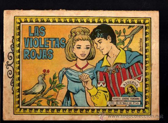 Tebeos: Azucena. n&ordm; 864 Las violetas rojas. - Foto 1