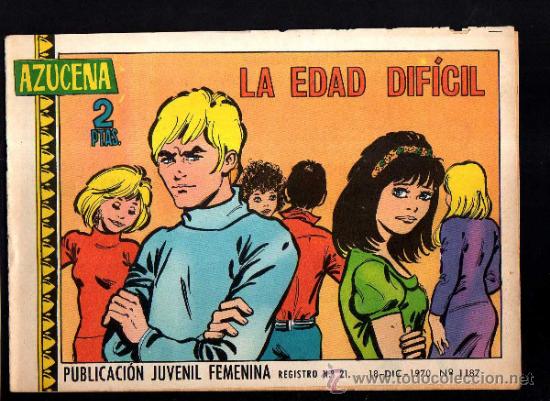 Tebeos: Azucena. n&ordm; 1187 La Edad dif&iacute;cil - Foto 1