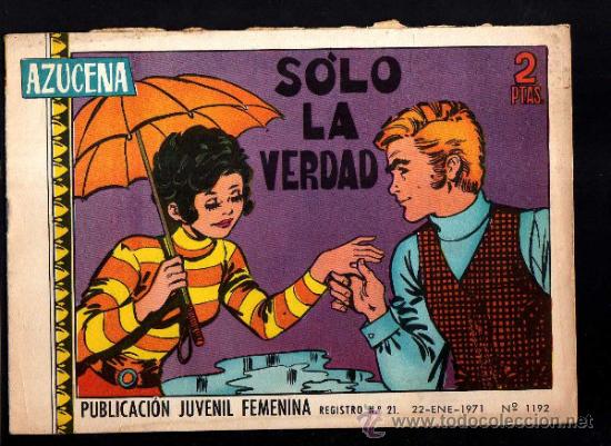 Tebeos: Azucena. n&ordm; 1192 S&oacute;lo la verdad - Foto 1