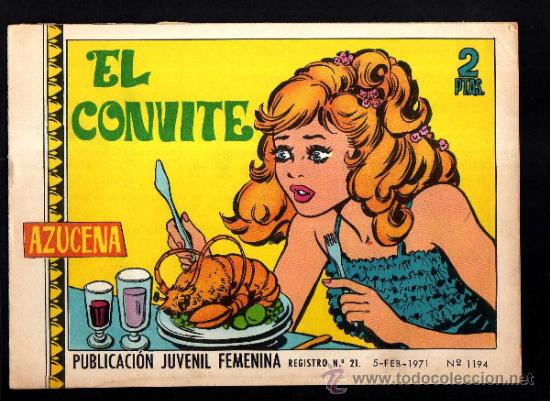 Tebeos: Azucena. n&ordm; 1194 El convite - Foto 1