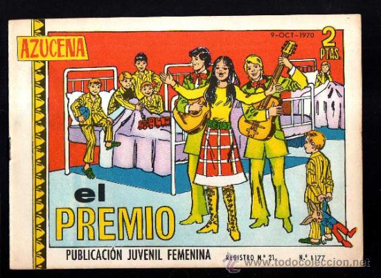 Tebeos: Azucena. n&ordm; 1177 El premio. - Foto 1