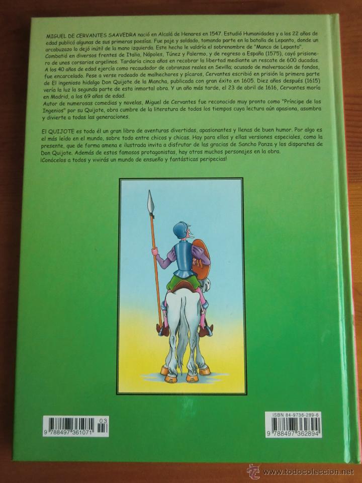 Tebeos: MI PRIMER DON QUIJOTE DE LA MANCHA EN C&Oacute;MIC (2005) Libro Hobby Toray. Versi&oacute;n completa. Cervantes - Foto 2