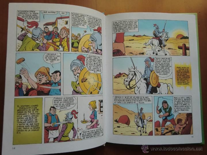 Tebeos: MI PRIMER DON QUIJOTE DE LA MANCHA EN C&Oacute;MIC (2005) Libro Hobby Toray. Versi&oacute;n completa. Cervantes - Foto 3