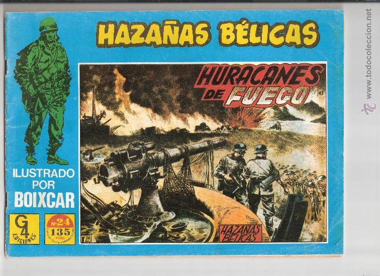 Tebeos: HAZA&Ntilde;AS BELICAS N&ordm; 24-EXTRA AZUL-G4  EDICIONES - Foto 1