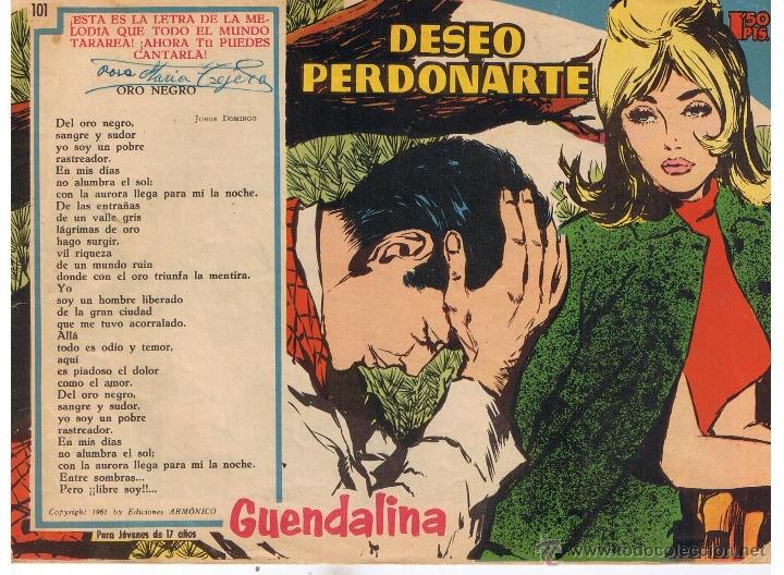 Tebeos: GUENDALINA.  NUMERO 101. DESEO PERDONARTE.  TORAY - Foto 1