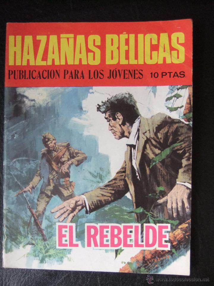 Tebeos: HAZA&Ntilde;AS BELICAS N&ordm; 211 EL REBELDE - Foto 1