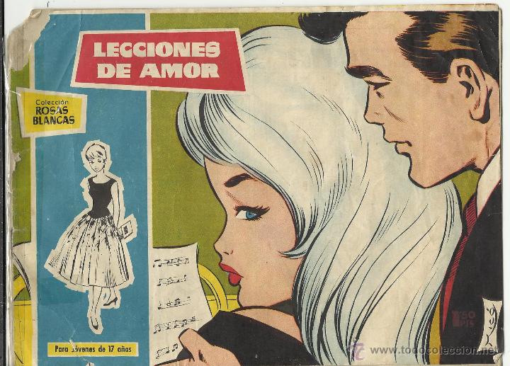 Tebeos: coleccion rosas blancas lecciones de amor - Foto 1