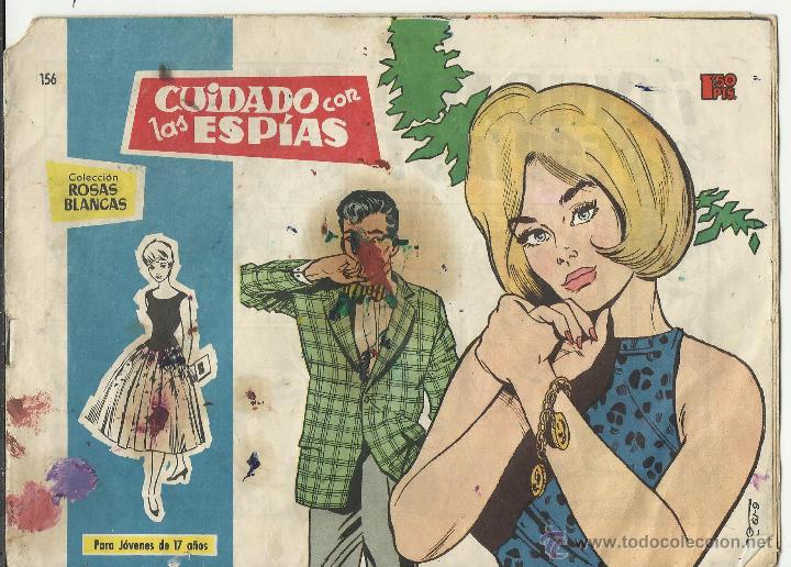 Tebeos: coleccion rosas blancas cuidado con los espias - Foto 1