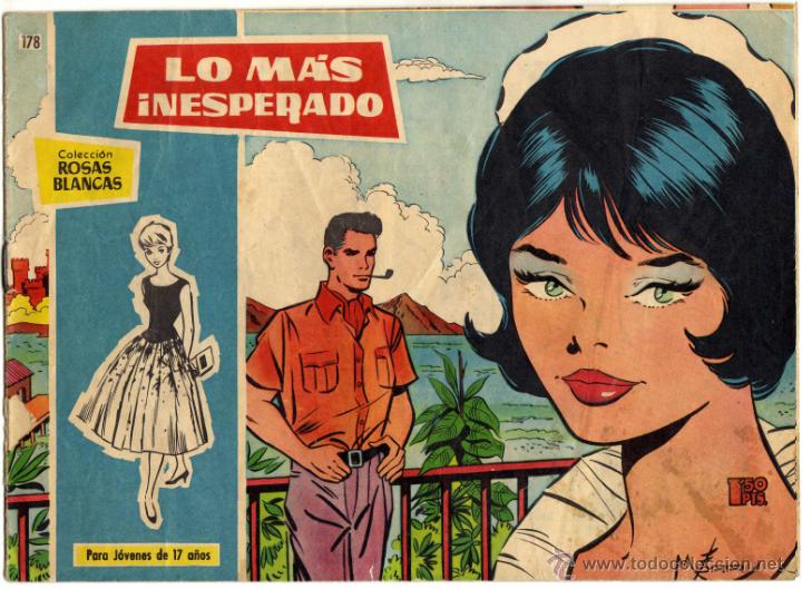 Tebeos: COLECCION ROSAS BLANCAS - N&Uacute;M. 178 - LO MAS INESPERADO - Foto 1