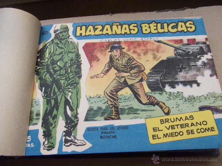 Tebeos: TOMO CON 15 TEBEOS DE HAZA&Ntilde;AS BELICAS EXTRA TORAY . - Foto 1