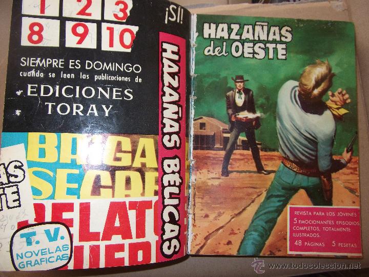 Tebeos: TOMO CON 14 TEBEOS DE HAZA&Ntilde;AS DEL OSTE TORAY . - Foto 8