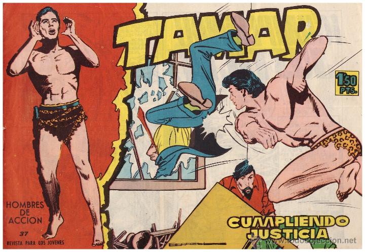Tebeos: Comic Tamar, n&ordm; 37; Ed. Toray - ORIGINAL, a&ntilde;o 1961 - Foto 1