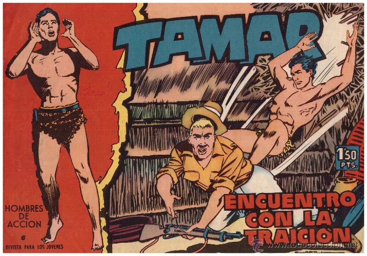 Tebeos: Comic Tamar, n&ordm; 6; Ed. Toray - ORIGINAL, a&ntilde;o 1961 - Foto 1