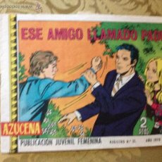 Tebeos: AZUCENA - ESE AMIGO LLAMADO PADRE - ANTIGUA PUBLICACIÓN JUVENIL FEMENINA. AÑO 1970. NUM.1174. Lote 46581447