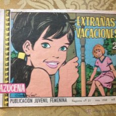 Tebeos: AZUCENA - EXTRAÑAS VACACIONES - ANTIGUA PUBLICACIÓN JUVENIL FEMENINA. AÑO 1968. NUM.1078. Lote 46581695